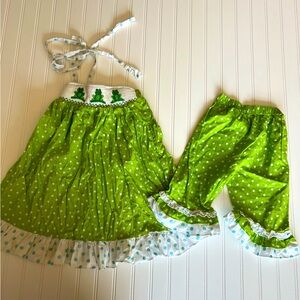 Sew Child by Blanks Boutique | Girls Polka Dot Outfit | Two Piece Set | Size 5